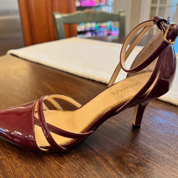 Michael Cardi Womens Strappy Red Heel Size 6 - Picture 5 of 8